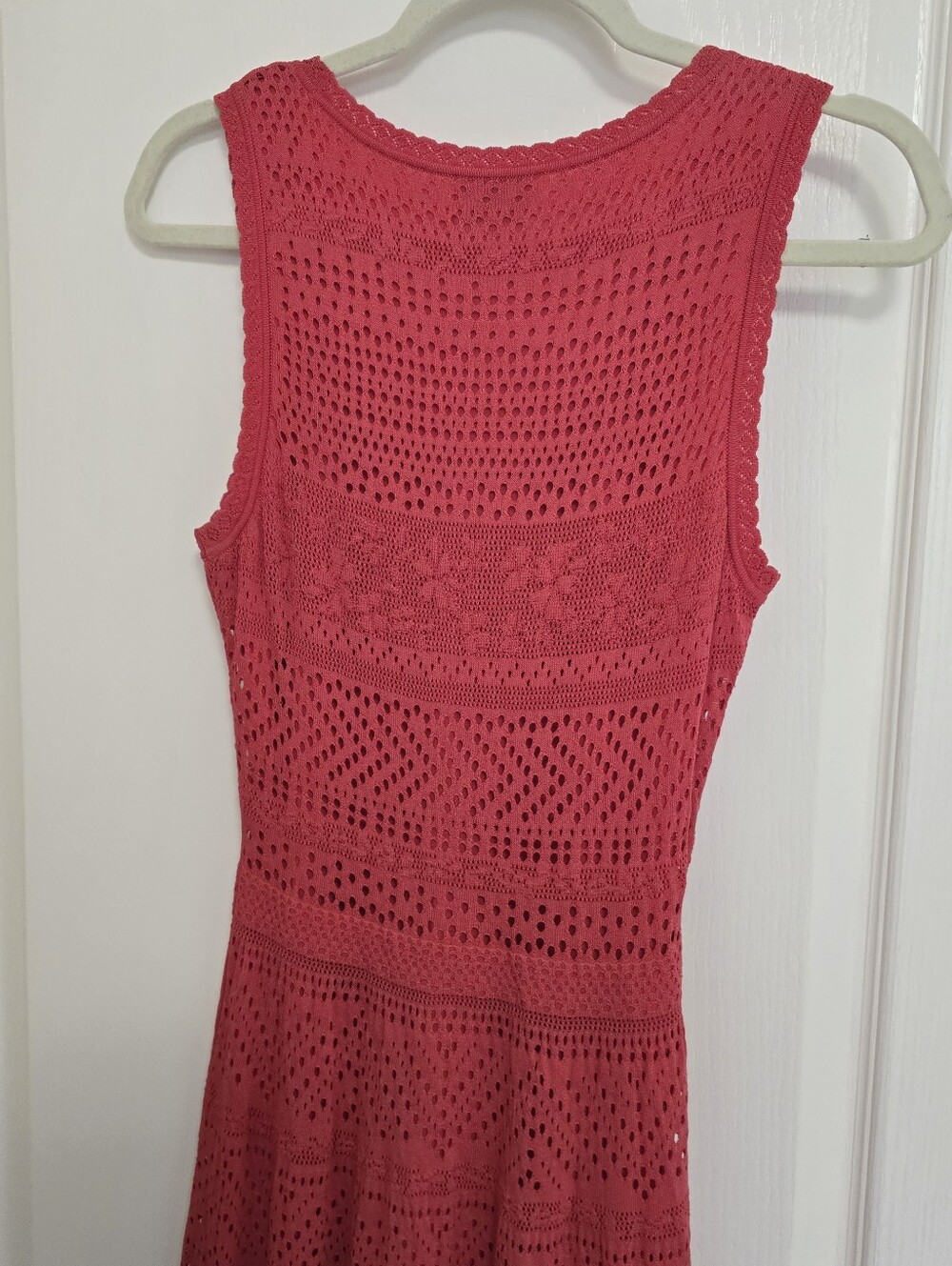 Nwot Milly Suri Scallop Hem Tiered Knit Minidress - Picture 5 of 6